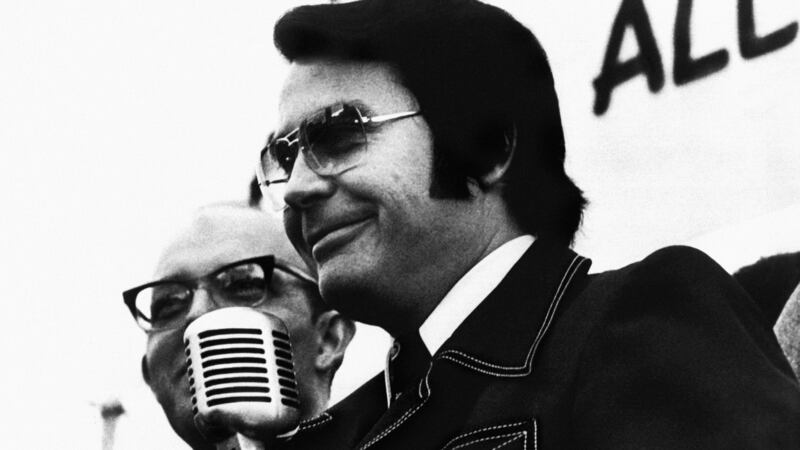 Jim Jones, the cult leader behind the mass suicide. Photograph: Gamma-Rapho via Getty Images
