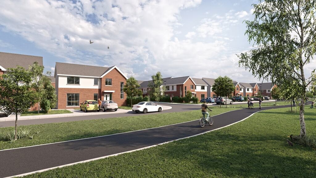 A new build housing development in Clonsilla, with prices starting from €315,000