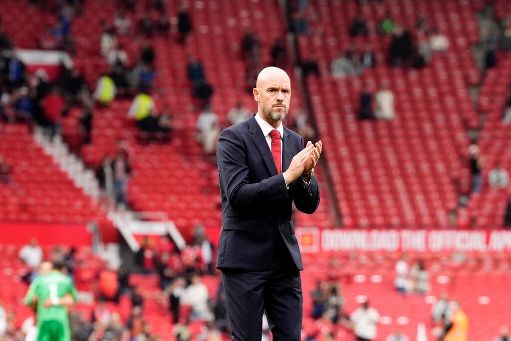 Manchester United manager Erik ten Hag has hit back at criticism aimed at him from Cristiano Ronaldo. Photograph: Nick Potts/PA Wire