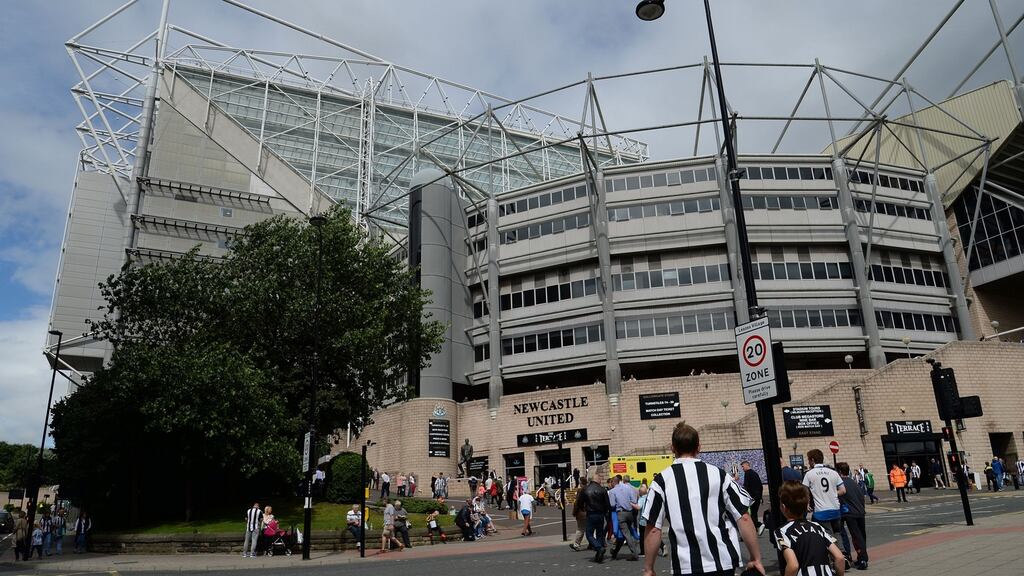 St James’ Park - the home of Newcastle United football club. Photograph: Anna Gowthorpe/PA