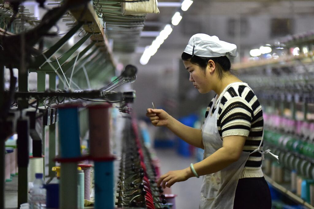 China’s economy grew faster than expected in the first three months of this year, as government stimulus measures helped to boost consumption. Photograph: STR/AFP via Getty Images