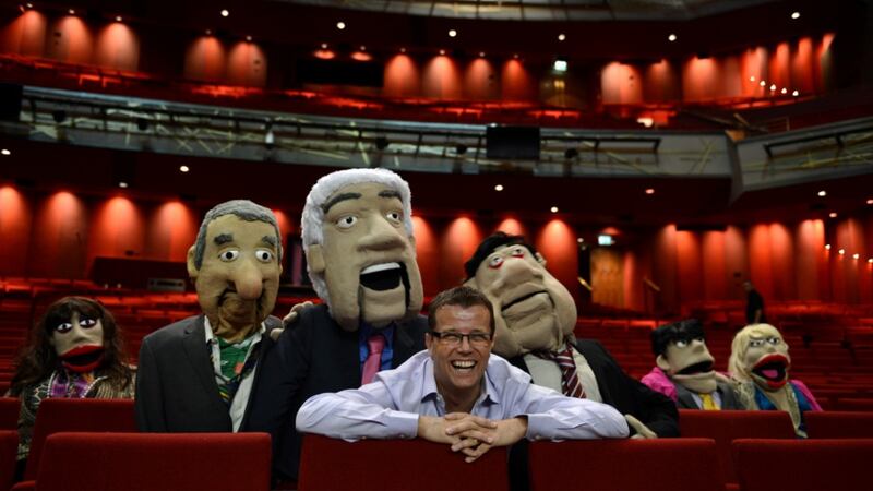 Paul Howard in 2012, preparing for the opening of Anglo the Musical. Photograph: Frank Miller
