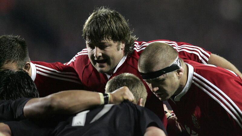 Shane Byrne went on to win 41 Ireland caps and go on tour with the Lions after making his Ireland debut in 2001. Photograph: Billy Stickland/Inpho