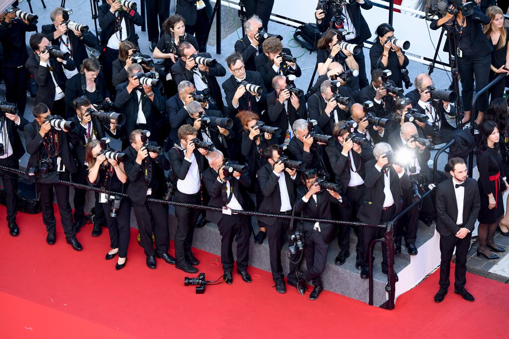 Photographers during the 75th annual Cannes film festival in 2022. Photograph: Stephane Cardinale/Corbis/Getty Images
