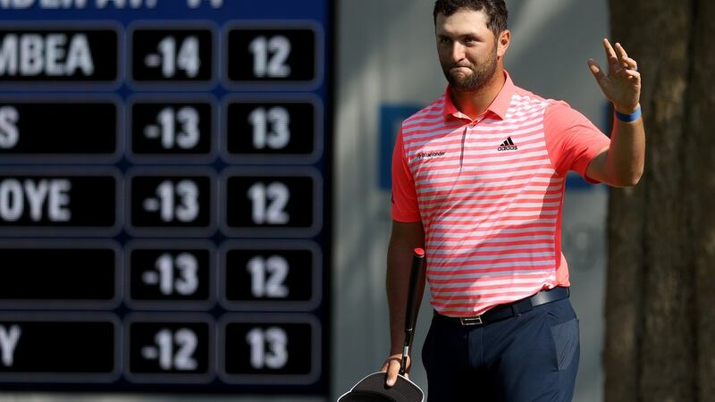 Jon Rahm shot a third round of 61 in Mexico. Photograph: Rob Carr/Getty