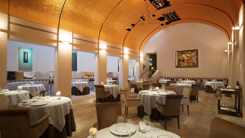 Restaurant Patrick Guilbaud in Dublin.