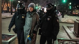 ‘No one needs this except Putin’: Russians take to streets to protest against Ukraine war