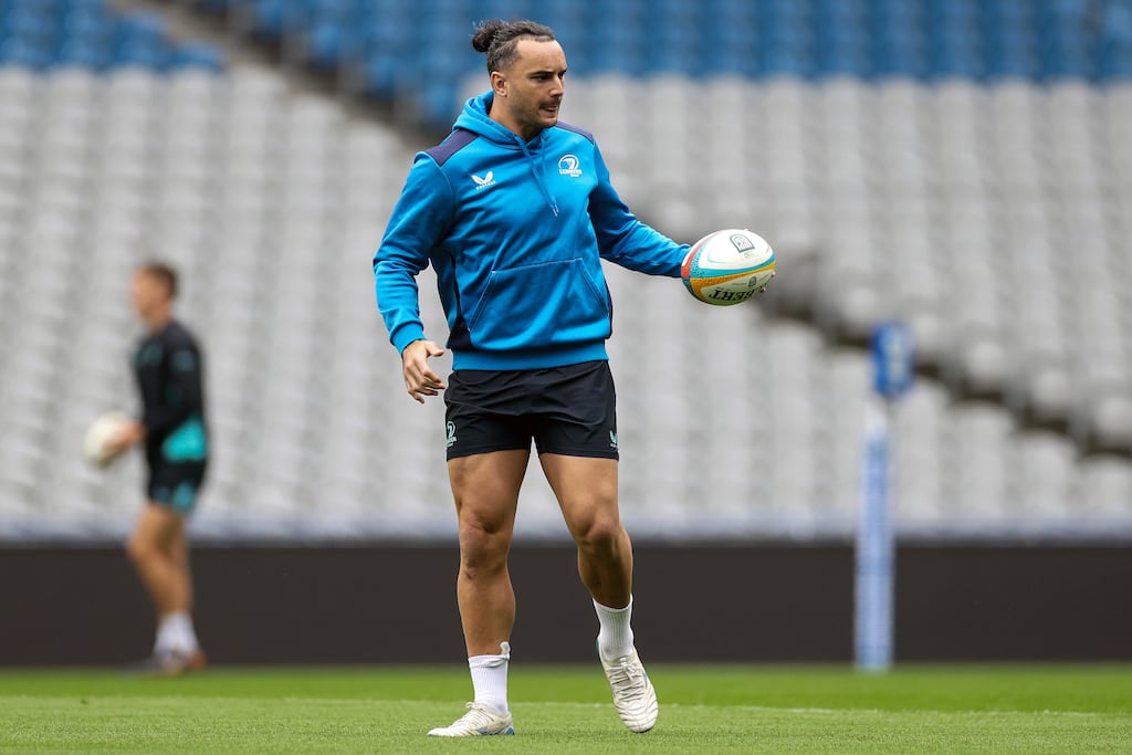 Leinster's James Lowe. Photograph: Laszlo Geczo/Inpho