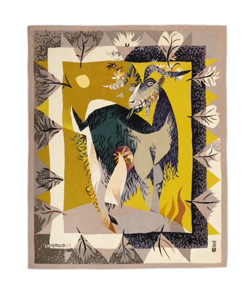 Louis le Brocquy, The Garlanded Goat, €40,000-€60,000, Adam's