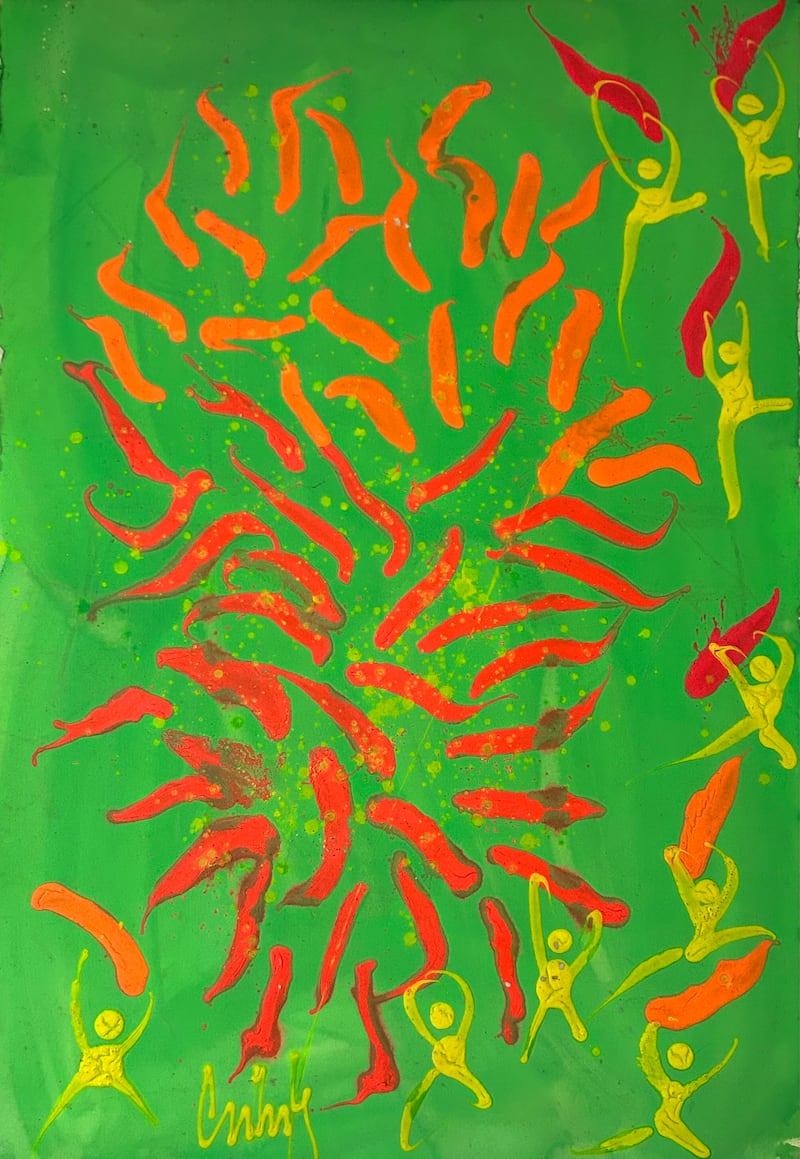 Lot 100 is selling Dancing at Lismore Castle, Ireland by American artist, Dale Chihuly (€3,000-€5,000) in their upcoming Contemporary Art May Sale.