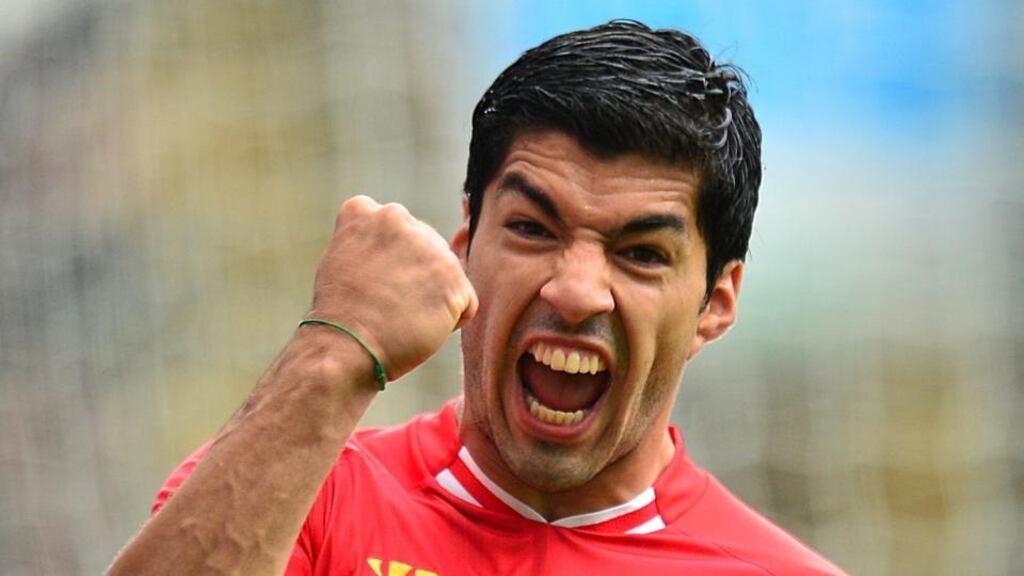 Reports in Spain say that Barcelona have agreed an €80m deal to sign Luis Suarex from Liverpool. Photograph: Owen Humphreys/PA