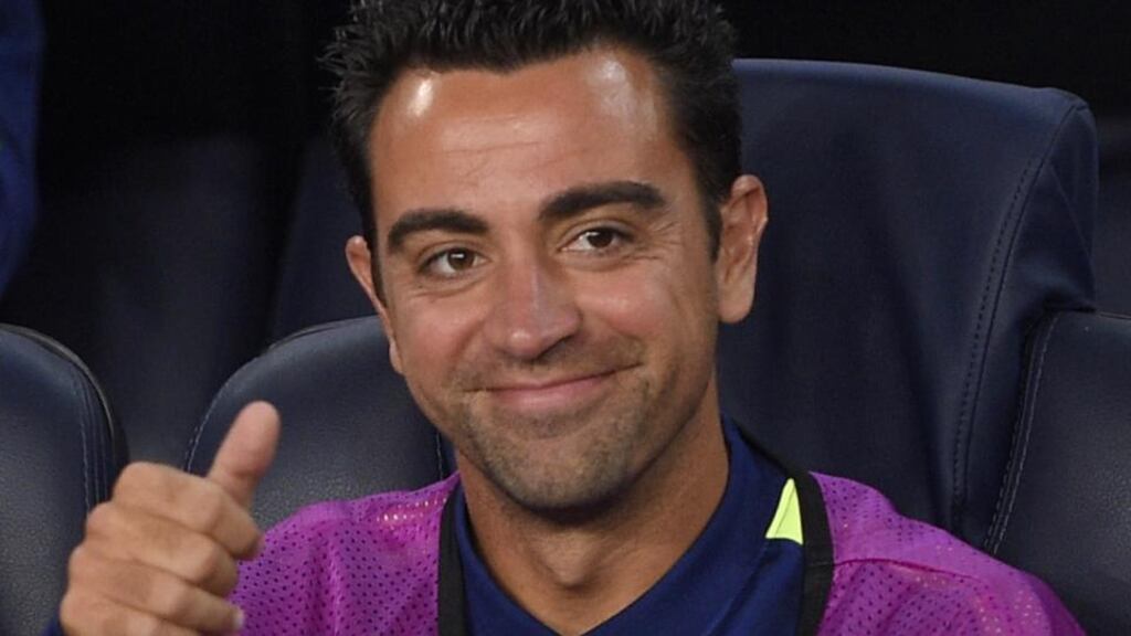 Barcelona’s midfielder Xavi Hernandez is set to announce his departure on Thursday. Photo: Getty Images