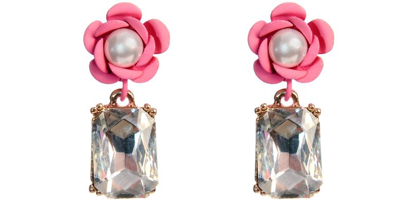 Daki Daki Pink Moon earrings €50 Irish design from Om Diva