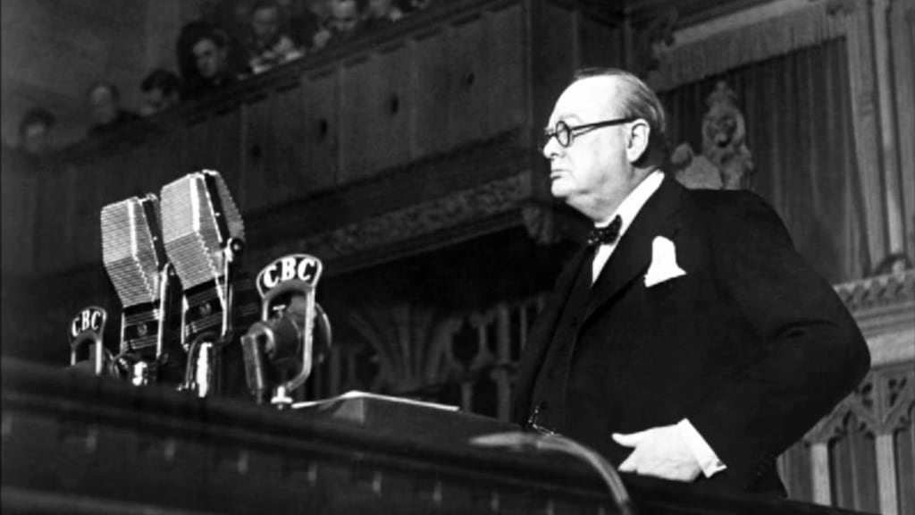 On this day 75 years ago Winston Churchill broadcast to the world in the wake of the defeat of Nazi Germany