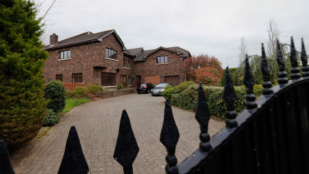 Number 10 Coldwater Lakes in Saggart. The Criminal Assets Bureau  has seized this gated home from the Mansfield family. Photograph:  The Irish Times