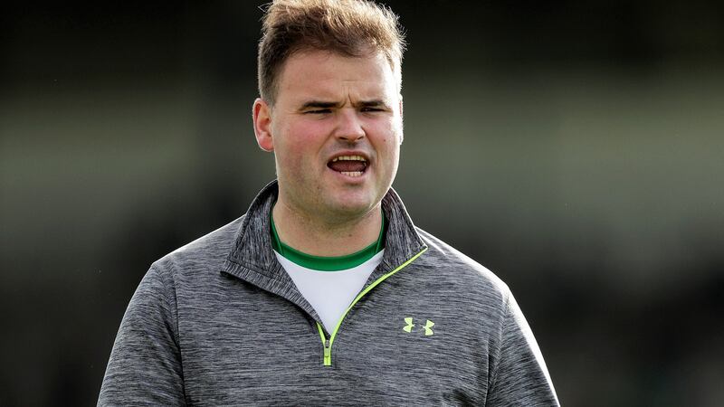 31-year-old Davy Burke leads Wicklow into Division Four. Photograph: Laszlo Geczo/Inpho