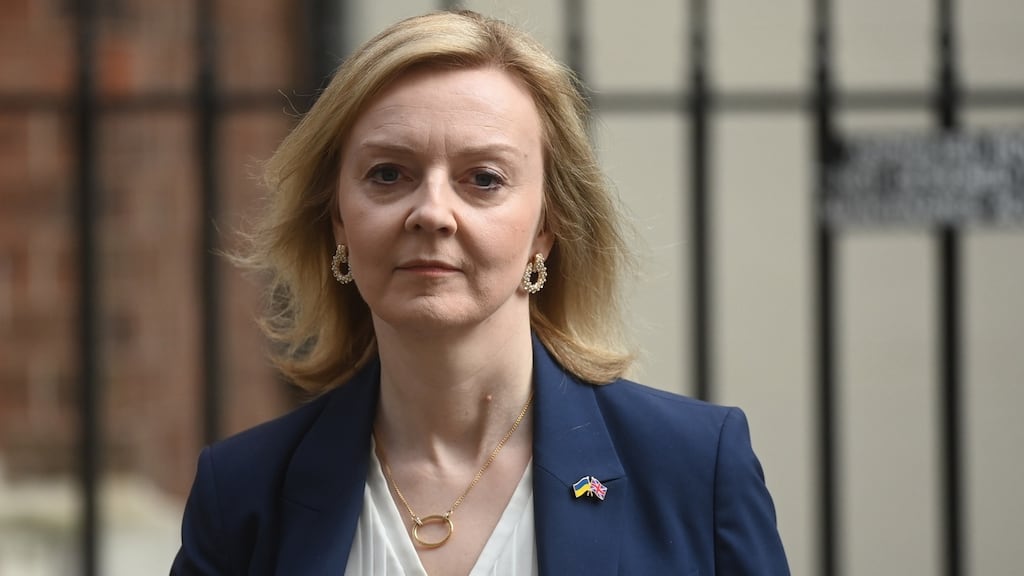 Britain’s foreign secretary, Liz Truss: ‘Strength is the only thing Putin understands. Our sanctions are pushing back the Russian economy by years.’ Photograph: Neil Hall