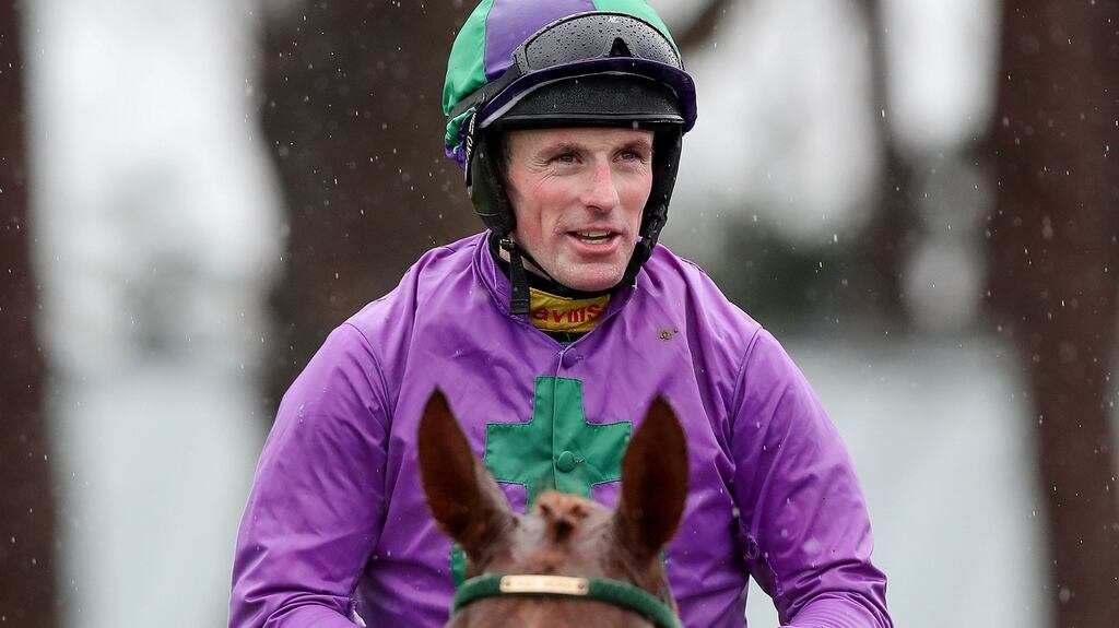 Jockey Seán Flanagan is set for three rides at Ireland’s sole weekend jumps card at Tramore on Sunday. File photograph: Bryan Keane/Inpho
