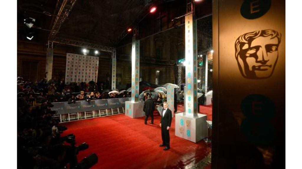 Daniel Day-Lewis poses at the British Academy of Film and Arts (Bafta) awards ceremony in London, at which he won the best actor award for Lincoln. Photograph: Paul Hackett/Reuters