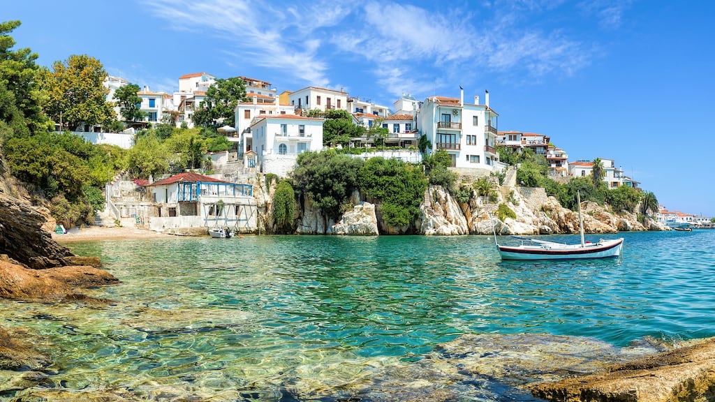 Skiathos,Greece - the country recorded the fastest rebound in US visitor numbers, reaching 61 per cent of pre-pandemic levels. Photograph: iStock