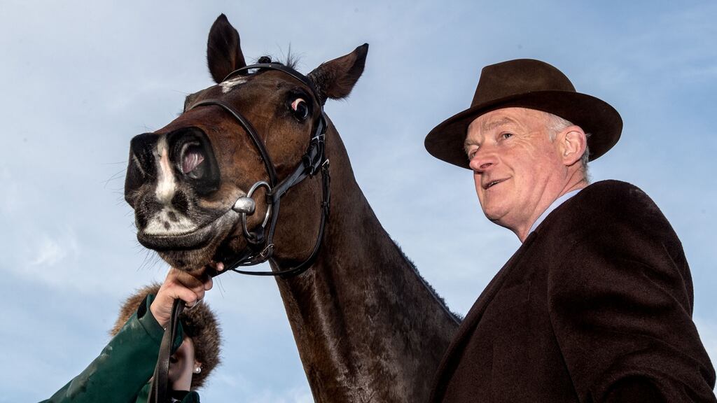Douvan won’t run this season, his trainer Willie Mullins announced on Sunday. Photograph: James Crombie/Inpho