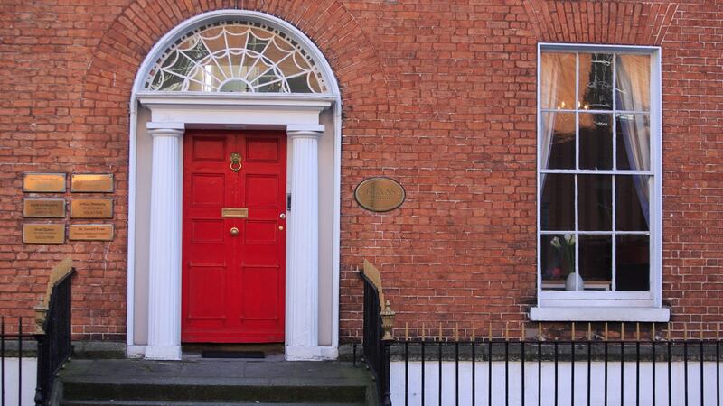 The offices of solicitor Gerald Kean on Pembroke Street, in Dublin, which the sheriff took possession of on Friday. Photograph: Collins