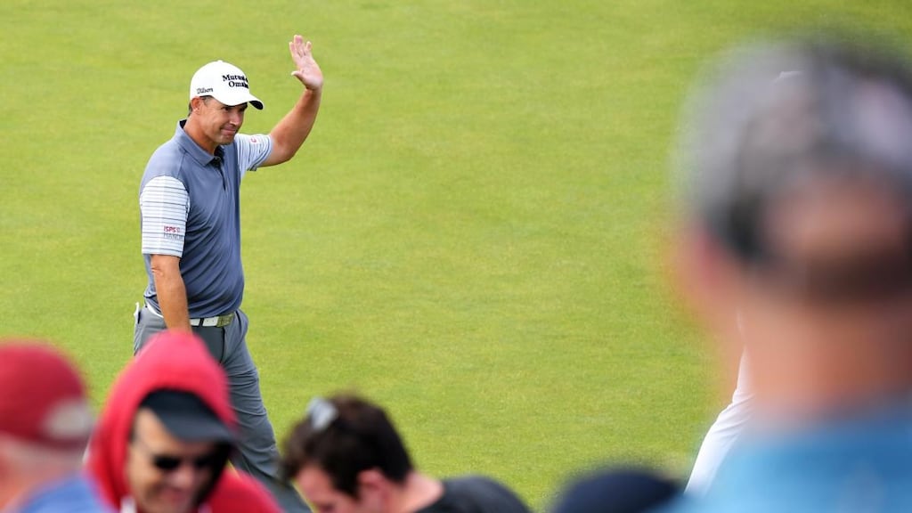 Pádraig Harrington started his Irish Open with a fine round of 63. Photograph: Jan Kruger/Getty