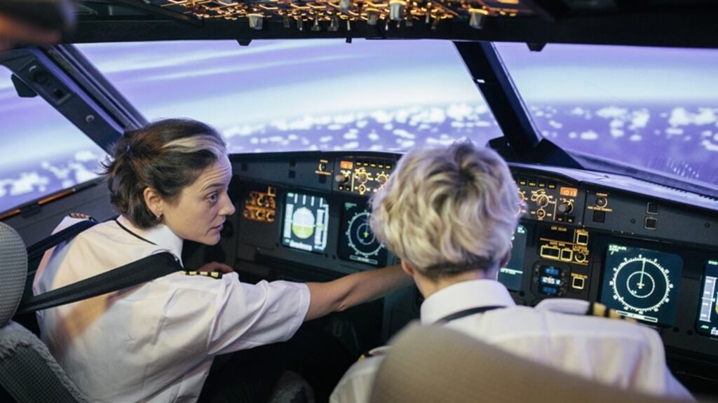 About a quarter of female respondents said they would be suited to the role of a pilot. Photograph: Getty Images