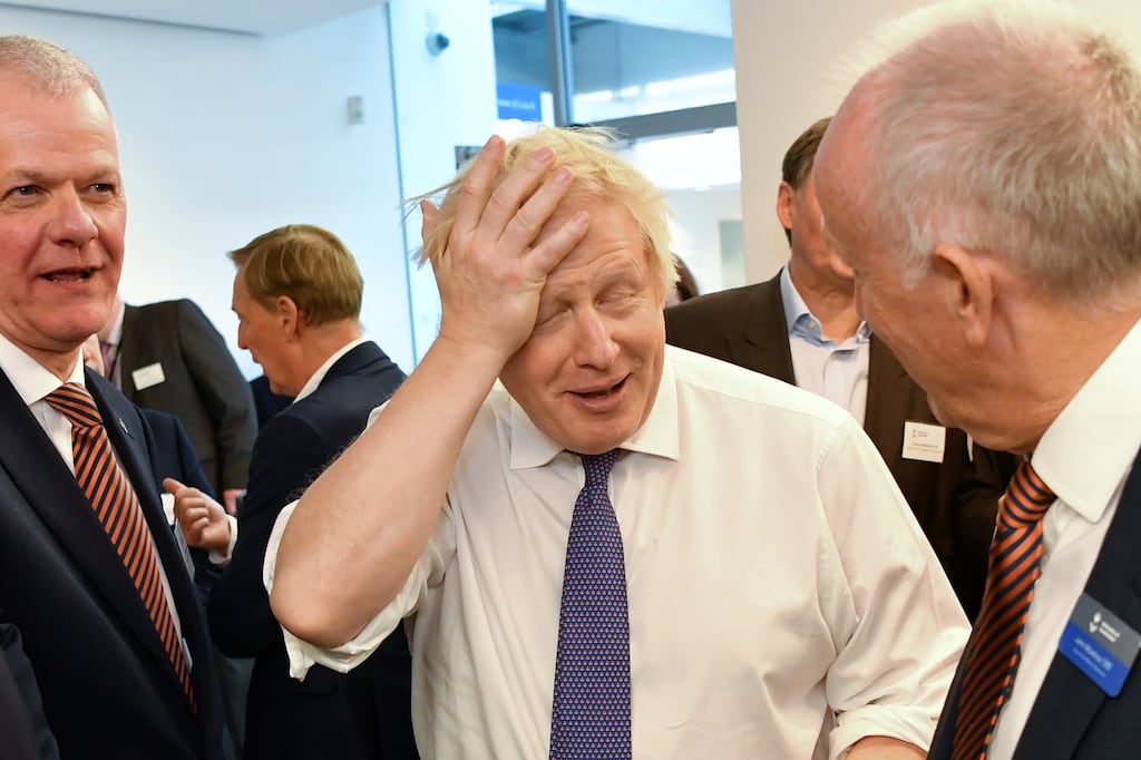 Stoking and exploiting English animosity to Europe has been Boris Johnson’s career-defining shtick. Photograph: Paul Ellis/ PA Images