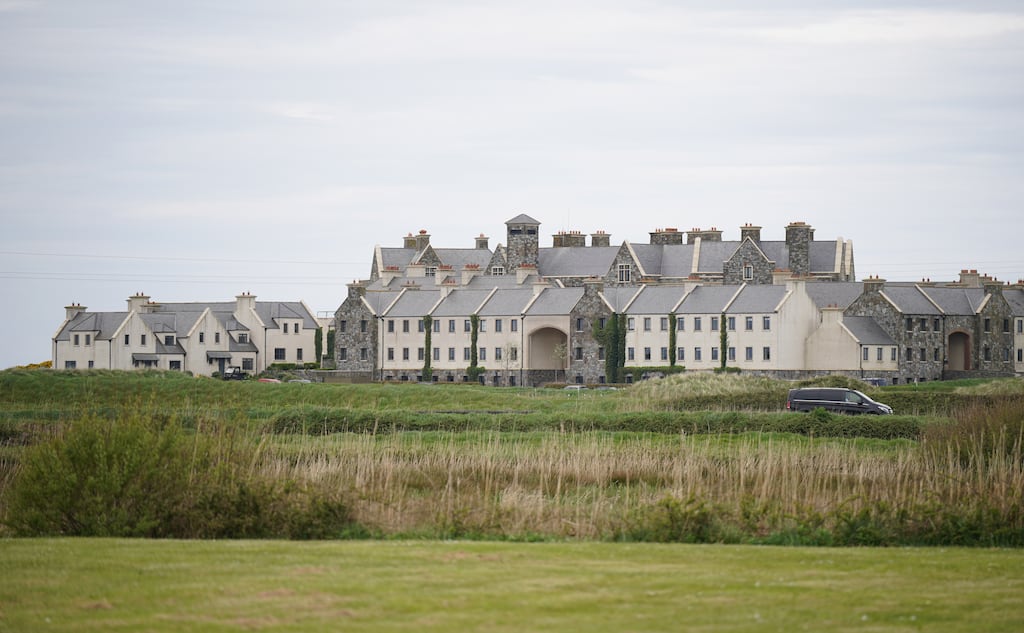 Donald Trump's golf resort in Co Clare has been given permission to do upgrade works. Photograph: Niall Carson/PA Wire