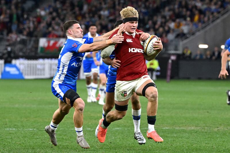 British and Irish Lions' player Henry Pollock. Photograph: Saeed Khan/AFP via Getty