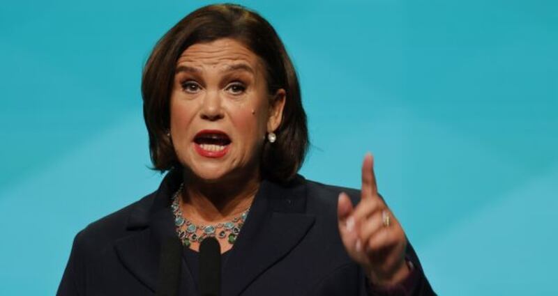 Sinn Féin leader Mary Lou McDonald. Photograph: Alan Betson