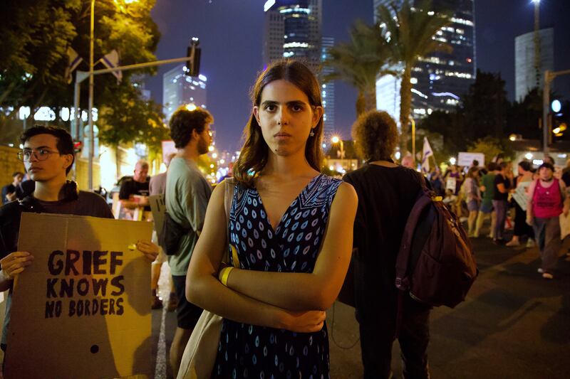 'A ceasefire isn't a very popular position among the Israeli public right now,' says 18-year-old Yahli Agai. Photograph: Hannah McCarthy