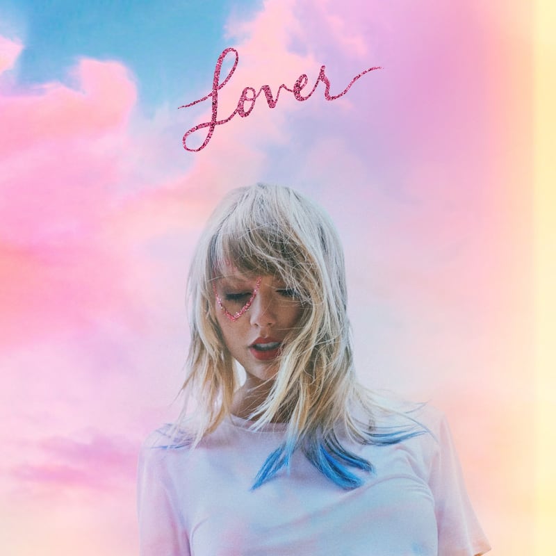 Music August 23 2019. Taylor Swift. Cover of new album Lover.