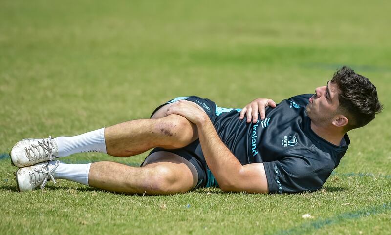 Jimmy O'Brien in training in Pretoria on Monday. Photograph: Steve Haag/INPHO