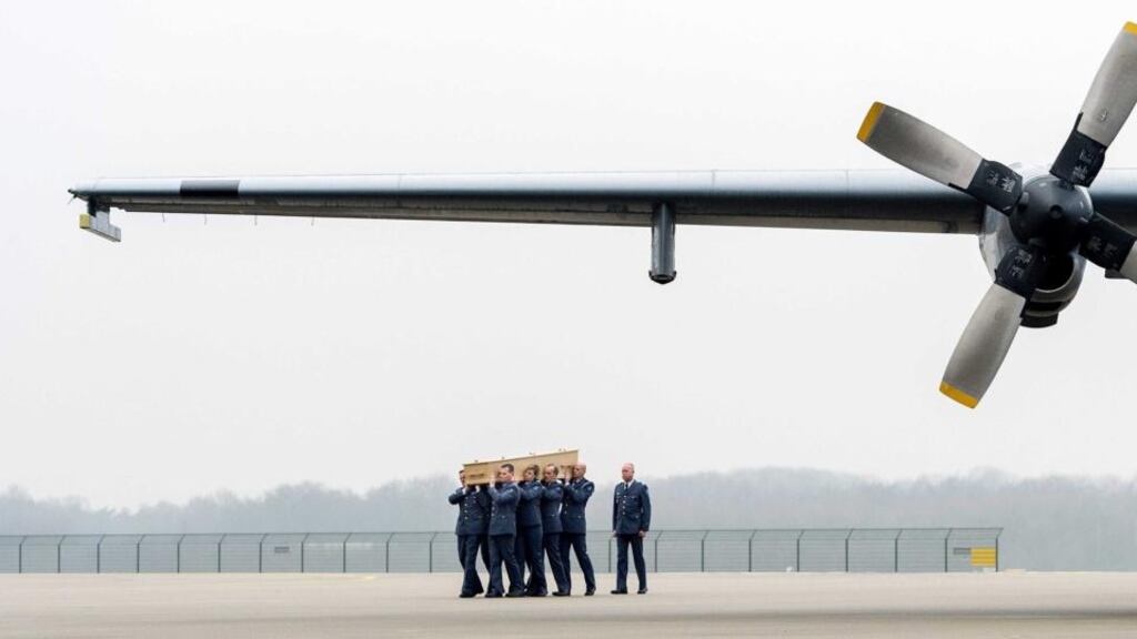 Conspiracy theories: the West says the killers were Russian-backed separatists while Moscow claims the missile was fired by Ukrainian air force. Photograph: Koen Van Weel/EPA