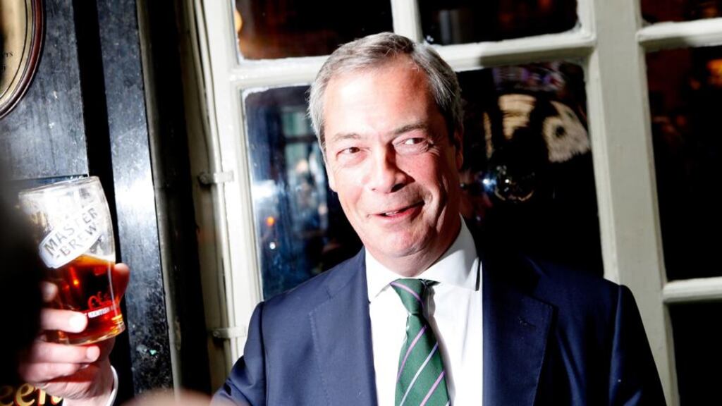 Leader of Ukip  Nigel Farage: the party determined to take Britain out of the EU.  Photograph: Getty Images