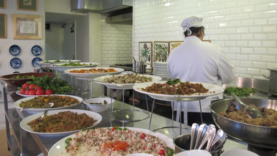 Buffet at Tawlet restaurant