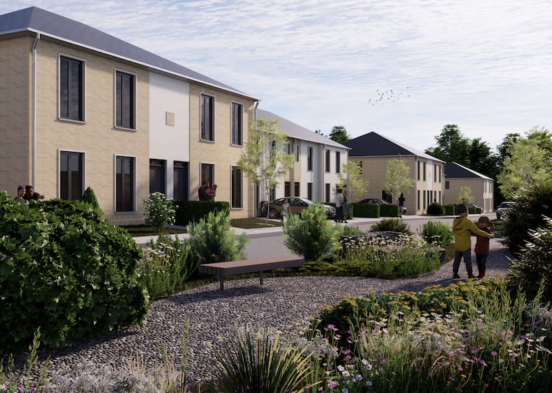 Design imagery of the Lagan homes development in Ballycullen in South Dublin.