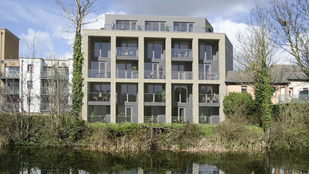 A computer-generated image of the approved apartment scheme at Killeen Road in Dublin 10.