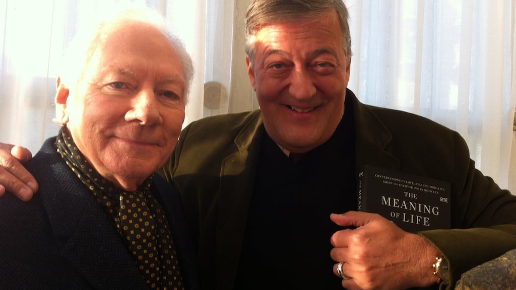 Gay Byrne’s interview with Stephen Fry on “The Meaning of Life” notched up 6.6 million views