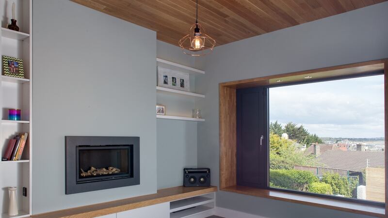 A spacious new family room at ground floor level with large glazed openings, opens up to both the private south-facing rear garden and to the front