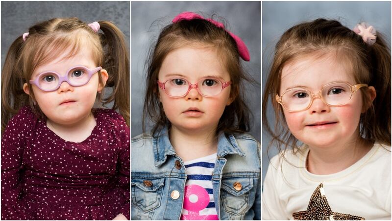 Ellie photographed in 2016, ’17 and ’18. Ellie has a little sister, Katie (3).