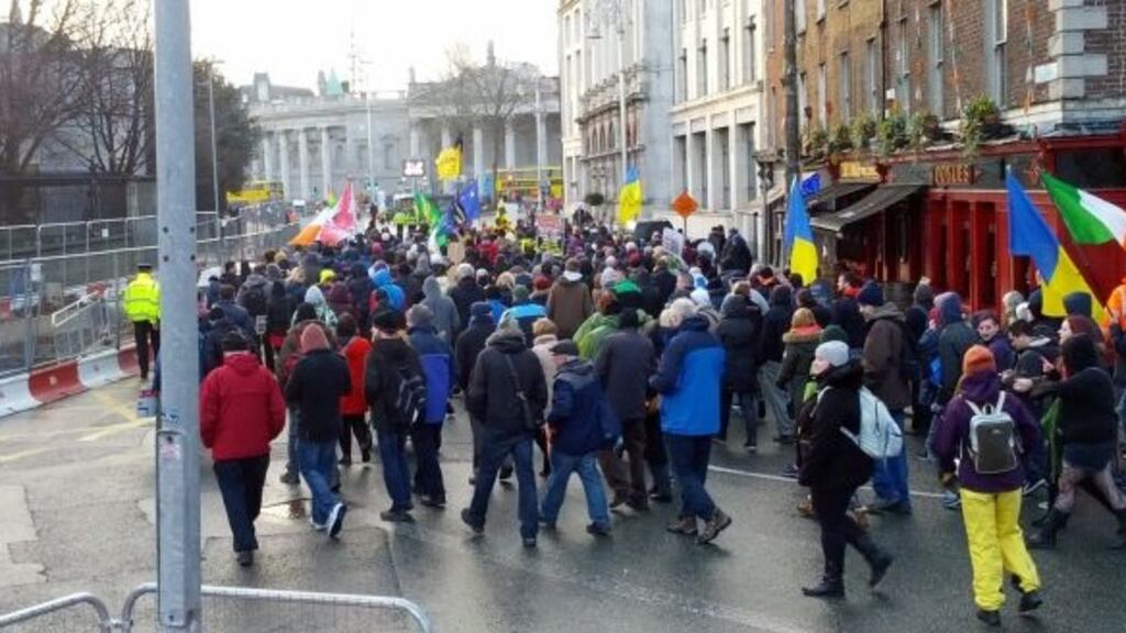 Ireland’s largest trade union Siptu will be represented at Saturday’s march. It criticised “decades of underinvestment”. Photograph: The Irish Times