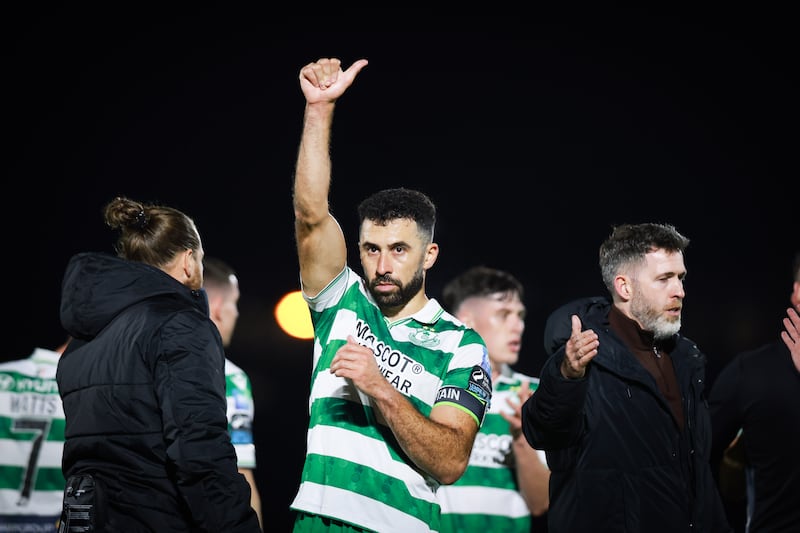 Roberto Lopes has again enjoyed a great season at the heart of the Shamrock Rovers defence. Photograph: Tom Maher/Inpho
