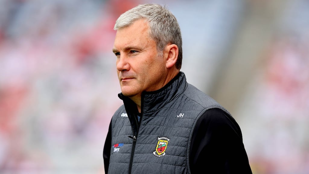 Mayo manager James Horan has expressed a number of reservations about the propsed Option B for restructuring the football championship. Photograph: Ryan Byrne/Inpho