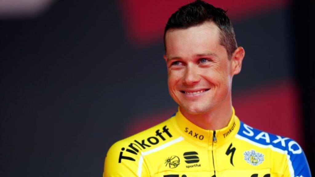 If things go to plan, Nicolas Roche would hope to be challenging for general classification honours at the upcoming Tour of Britain. Photograph: Harry Engels/Velo/Getty Images