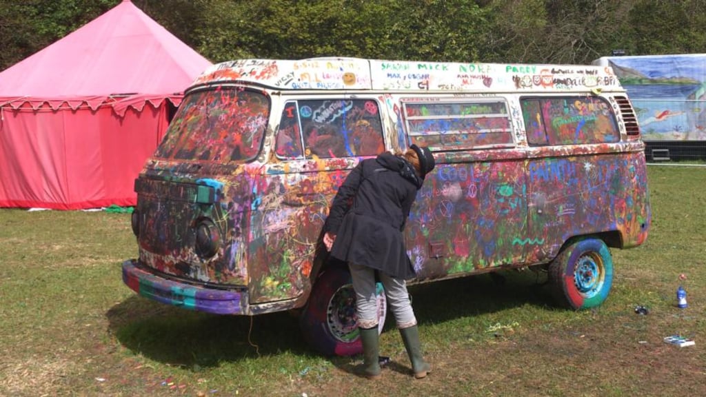 A VW gets a makeover at last year’s Vantastival