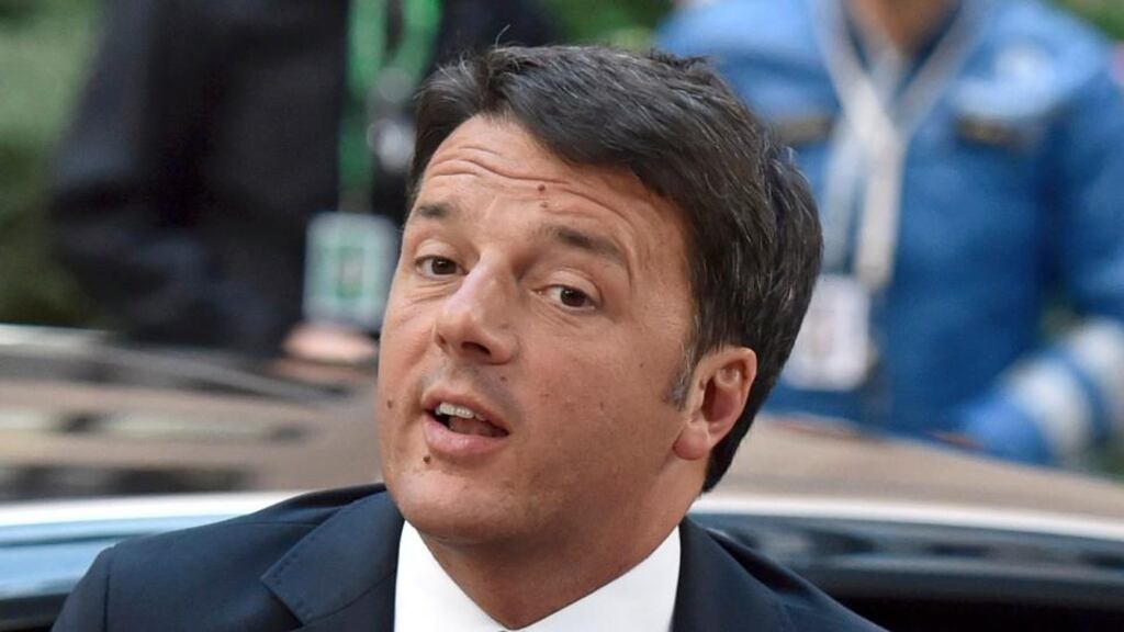 Italian prime minister Matteo Renzi: The proposed reform would cut the number of senators by two-thirds and strictly limit the powers of the upper house in an effort to streamline politics. Photograph: Eric Vidal/Reuters