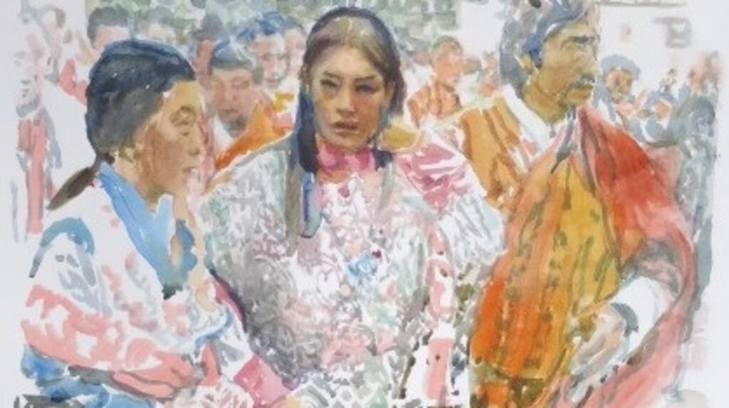 The Princess, Bhutan 1974 by Margaret Corcoran